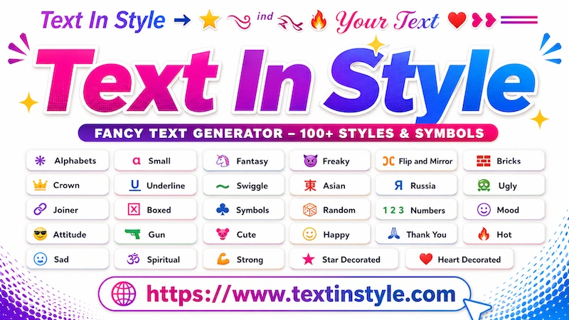 Text In Style – Create Fancy Fonts, Gaming Names & Cool Text Messages